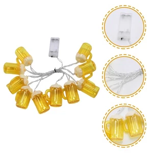 2M LED Fairy String Lights Battery Powered Beer Mug for Birthday Celebration - Picture 1 of 11