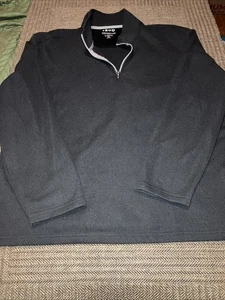NEU Izod 1/4 Zip Pullover Neu XXL Dunkelgrau Performance Advantage Mantel Neu ohne Etikett - Bild 1 von 5