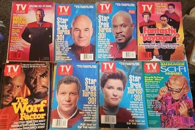 TV Guide Magazines, Star Trek Lot of 15 30 Anniversary Plus More - Image 1 of 2
