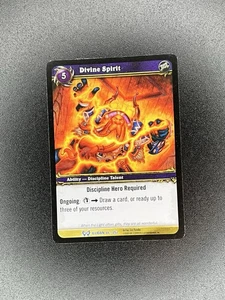 Divine Spirit 66/252 The Hunt For Illidan World Of Warcraft TCG - Picture 1 of 2