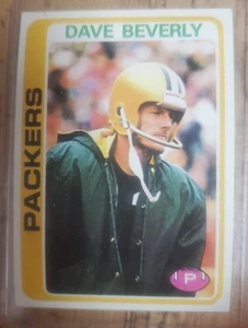 1978 Topps #303 Dave Beverly Green Bay Packers - Bild 1 von 2
