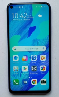 HUAWEI Nova 5T (YAL-L21) crush blue Dual Sim Smartphone 6/128 GB 15,9 cm - Bild 1 von 4