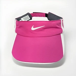 Nike Golf Womens Hot Pink Visor Hat Golf Run Tennis Adjustable Cap - Picture 1 of 6