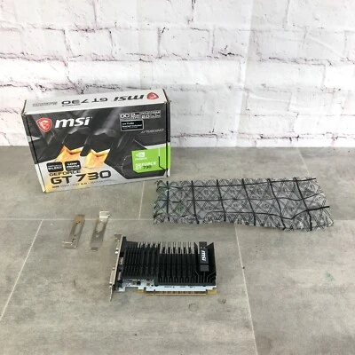 MSI GeForce GT 730 N730K-2GD3H/LPV1 Graphics Card - HDMI - Boxed - Image 1 of 4