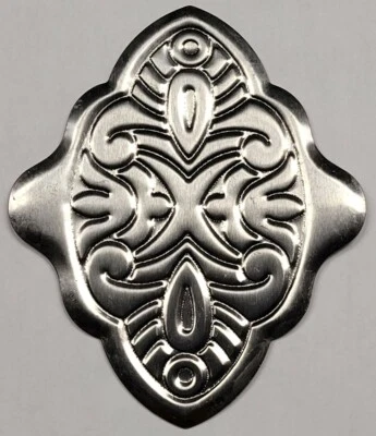 Abrazadera de listones de baúl cofre vapor antiguo acero decorativo metal vintage retro antiguo Foto 1 de 4