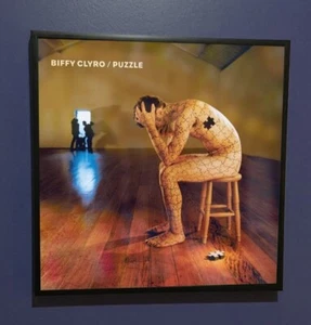 Biffy Clyro - Puzzle Original Framed Album Artwork Sleeve 2007 - Picture 1 of 1