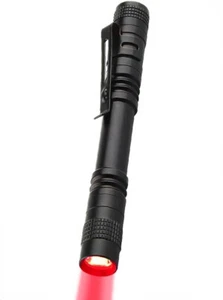 Linterna táctica con luz LED de bolsillo de 1 pieza impermeable LED aluminio lente roja - Imagen 1 de 7
