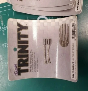 Vintage TRINITY TRI13507NT XXX Compound Octagon Brush Brushes (1 pair) - Picture 1 of 1