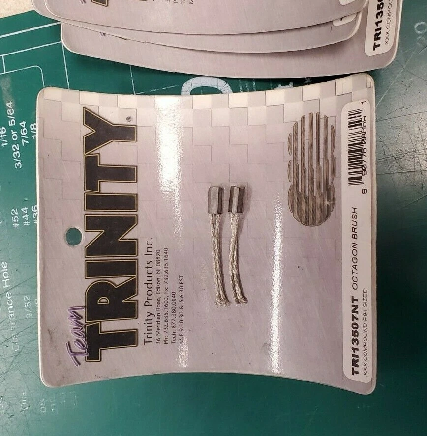 Vintage TRINITY TRI13507NT XXX Compound Octagon Brush Brushes (1 pair) - Image 1 of 1