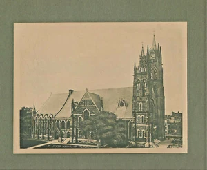 IMAGEN DE 1920 DE LA IGLESIA METODISTA DE SAN JAMES DE MONTREAL CANADÁ - Imagen 1 de 1