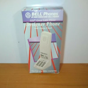 Northwestern Bell Phones Telephone The Great Little Phone Cream Clock Alarm - Picture 1 of 9