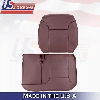 Cubierta de cuero roja para Chevy Silverado 1500 2500 1997 1998 superior e inferior del conductor Foto 1 de 4