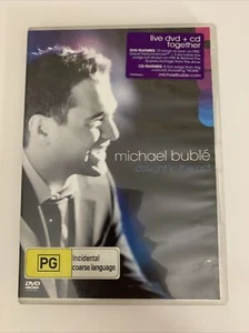 Michael Bublé Caught In The Act (DVD + CD, 2005) Region 4 &2 - Picture 1 of 4