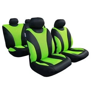 Mesh Seat Covers Green Black Universal Fit For Cars Trucks SUVs Front Rear - Picture 1 of 1