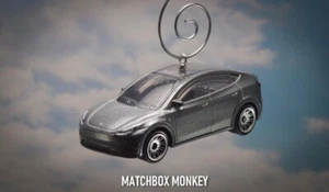 2022 '23 Tesla Model Y Electric SUV Crossover Car Christmas Ornament Elon Musk - Picture 1 of 13