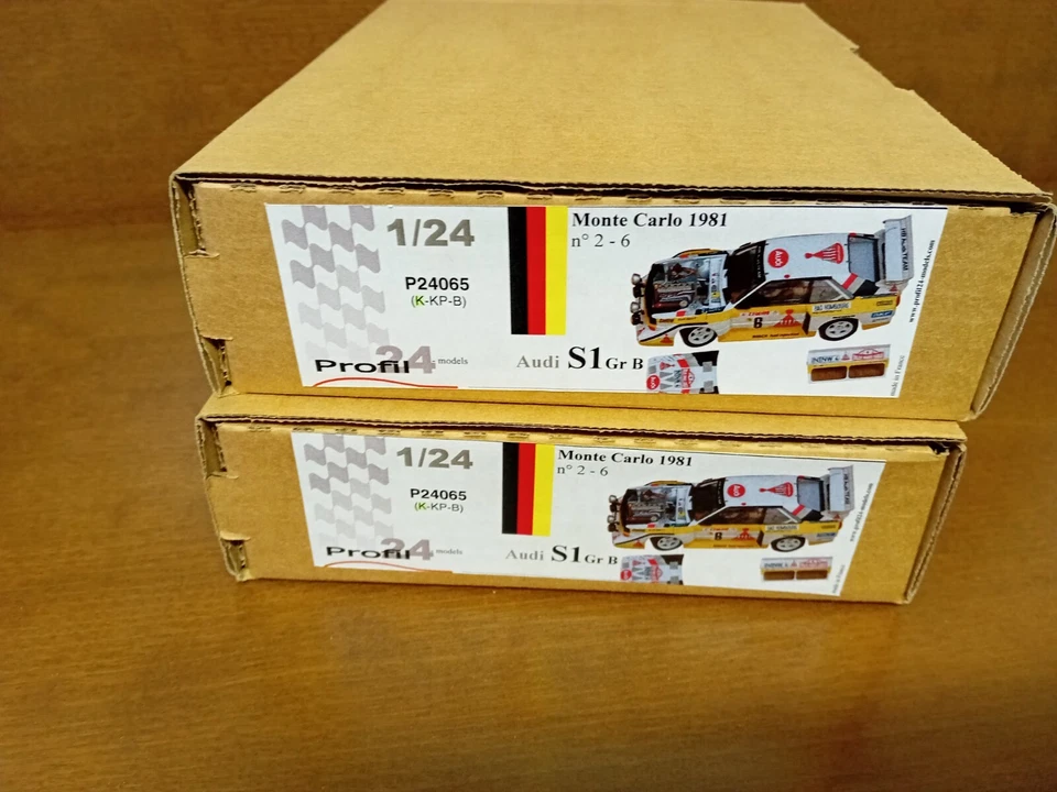 AUDI S1 GROUP B MONTE CARLO 1981 N2 - 6 PROFIL 24 P24065 SCALA 1/24  - Immagine 1 di 4