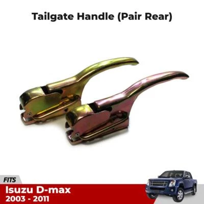 Tailgate Handle Lock Latch Release Fits Isuzu D-Max Rodeo Pickup UTE 2003-10 E05 - Image 1 of 4