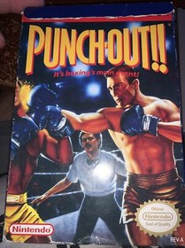 Punch-Out!! (Nintendo Entertainment System, 1990) NES No Manual TESTED