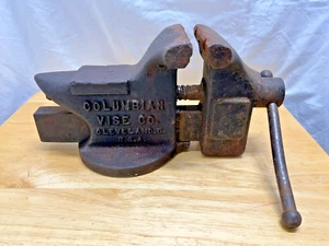 Vintage Columbian Vise Co. Cleveland Ohio No. 44 Bench Vise - Picture 1 of 9