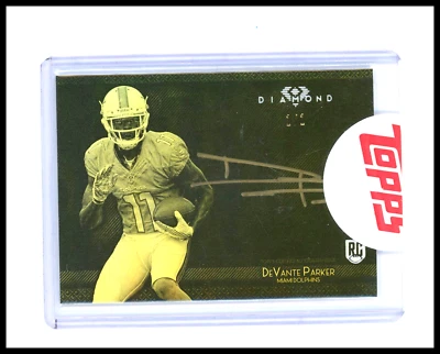 2015 Topps Diamond DeVante Parker Auto Metallic Gold Ink Rookie RC 1/1 Sealed - Image 1 of 2