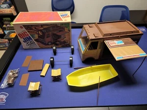 Big Jim Sports Camper mit 15 Zoll Boot & OVP Mattel 1972 - Bild 1 von 12