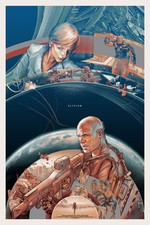 Martin Ansin Elysium signed Variant SDCC 2013 District 9 Mondo poster print