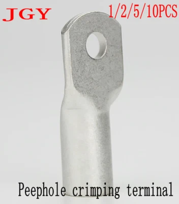 1/2/5/10x JGY Series Peephole Type Wiring Terminal T1.5-300 Copper Tube Terminal - Image 1 of 4
