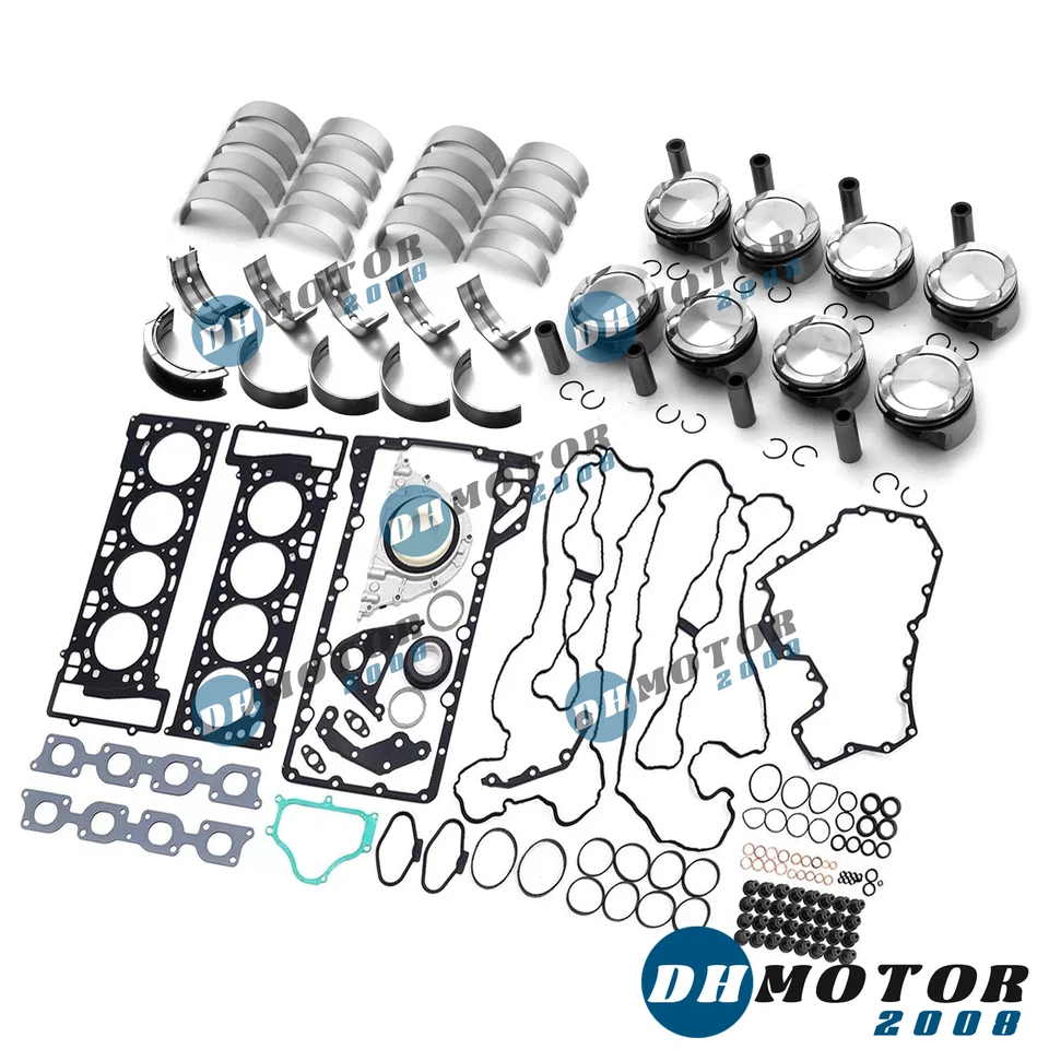 Комплект поршневых подшипников для капитального ремонта двигателя для BMW 750i X5 X6 F02 F15 E70 E71 N63 4.4 - Изображение 1 из 4