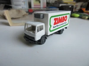 WIKING 1:87 Mercedes 814 Semirimorchio Frigorifero Autocarro Zimbo , Mai Usato - Foto 1 di 3