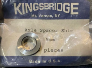 1 Kingsbridge Bicycle bike Alloy Hub AXLE SPACER 5mm  Campagnolo Style - Picture 1 of 12