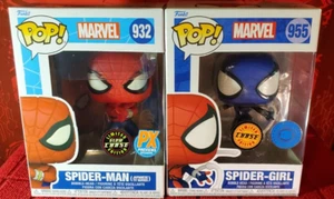 Funko Pop Marvel Chase Set - SPIDER-MAN Japanese Series #932 & SPIDER GIRL #955 - Picture 1 of 14