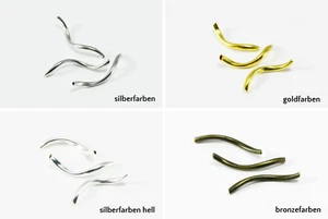 Tubo De Latón Tubo Metálico Ondulado Perlas Perlas Intermedias, S20 - Imagen 1 de 5