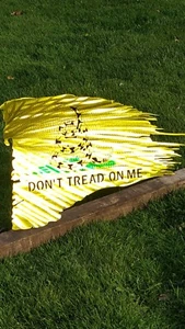 36" wide Don't Tread On Me metal flag in door-out door - Picture 1 of 1