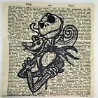 Nightmare Before Christmas Pillow Case Cushion Cover Newspaper Jack Skellington