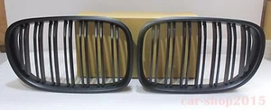 Front Grille Matte Black M Look  For BMW F01 F02 7-SERIES 2009-2015 730d 740i - Picture 1 of 5