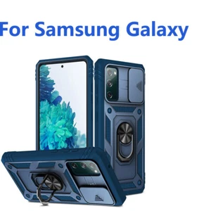 Push Window Case Cover Ring Holder For Samsung Galaxy S23 Ultra S22 S21 A34 - Picture 1 of 20
