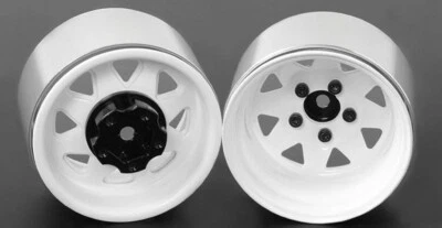 RC4WD 5-Loch Tiefbett-Felgen, Stahl 1.9 Beadlock für Crawler, weiß - RC4ZW0242 - Bild 1 von 4