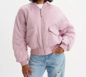 Levi's ANDY TECH Women's JACKET Size L New Lilac Pink A72620002 - Picture 1 of 12