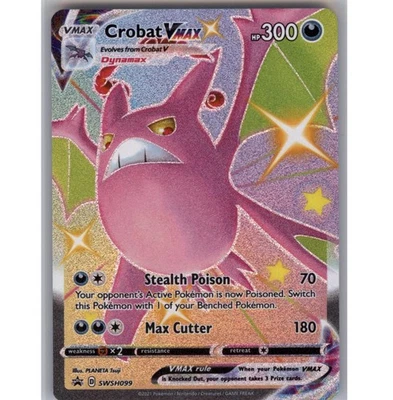 Crobat VMAX - Holo Promo SWSH: Sword & Shield Promo Cards SWSH099 NM - Image 1 of 2