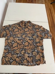 Harley Davidson Hemd 2XL schwarz Blumen Hawaii Camp Kragen Biker Freizeit Aloha - Bild 1 von 6