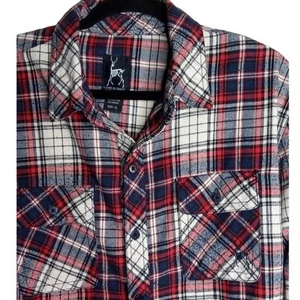 Kane & Unke Herren kariertes Flanell Sakko - XL - Bild 1 von 8