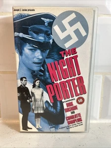 VINTAGE DRAMA MOVIE THE NIGHT PORTER STARRING DIRK BOGARDE VHS VIDEO 1987 - Foto 1 di 4