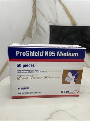Proshield N95 NIOSH Respirator Mask – Medium - image 1 of 4