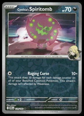 Pokemon SV10: Destined Rivals #129/182 Cynthia's Spiritomb HOLO - Image 1 of 2