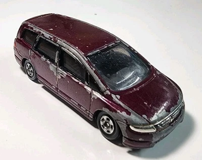 Minivan Tomica Tomy #46 2003 granate Honda Odyssey 1/64 diecast/plástico difícil de encontrar Foto 1 de 4
