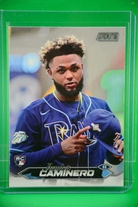2024 Topps Stadium Club #223 - Junior Caminero Rookie RC - Tampa Bay Rays - Picture 1 of 2