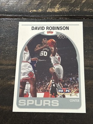 1999-00 Skybox NBA Hoops Decade Hoopla David Robinson #1 HOF - Image 1 of 2