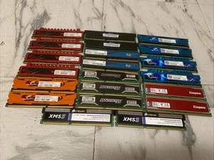 21 Ram Cards PC3, DDR3, 4Gx2, 4Gx4. Mixed Brands Server Ram - Picture 1 of 9