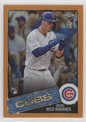 2020 Topps Chrome Ben Baller Edition Orange Refractor /25 Nico Hoerner Rookie RC - Image 1 of 2