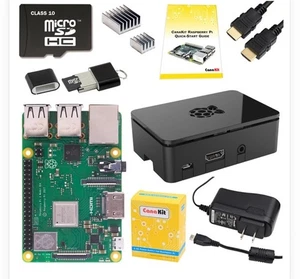 CanaKit Raspberry Pi 3 Model B+ Starter Kit uk Edition (32GB samsung Evo +) New - Picture 1 of 10